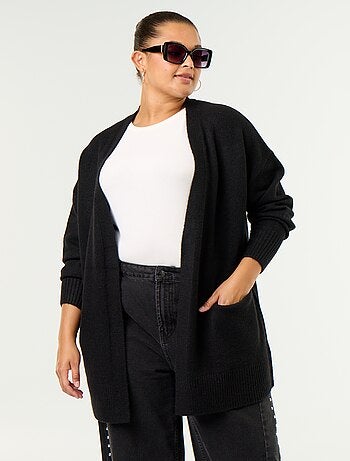 Gilet long ouvert