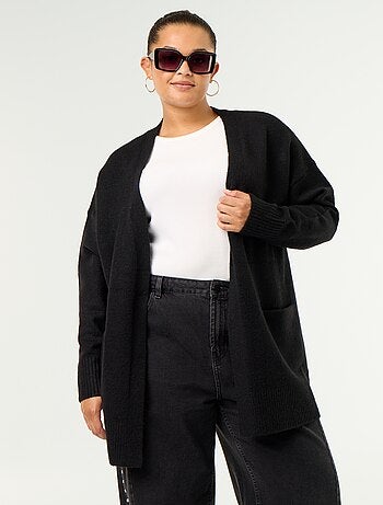 Gilet long ouvert