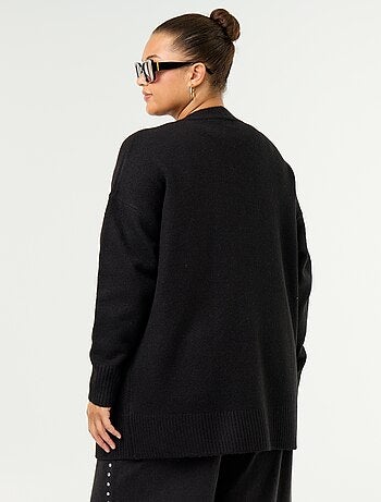 Gilet long ouvert