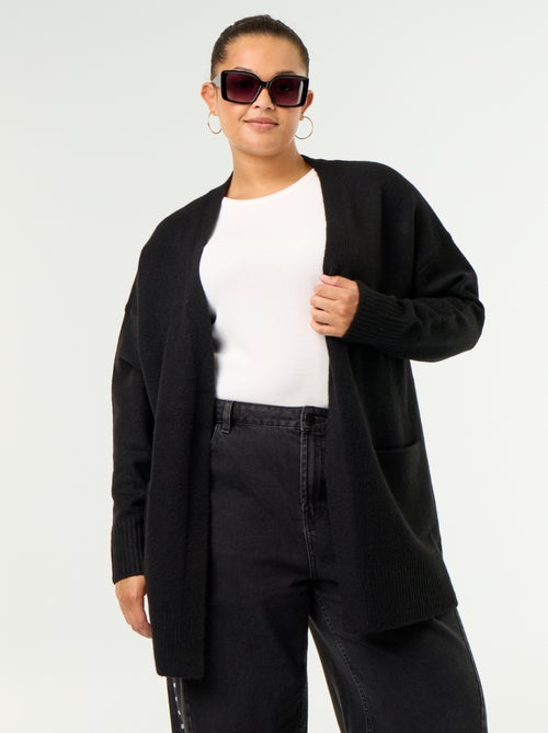 Gilet long ouvert - Kiabi