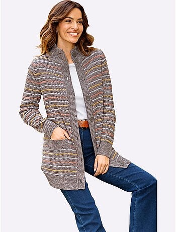 Gilet longueur tendance - taille standard - moda vilona
