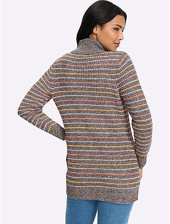 Gilet longueur tendance - taille standard - moda vilona
