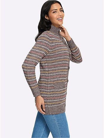 Gilet longueur tendance - taille standard - moda vilona