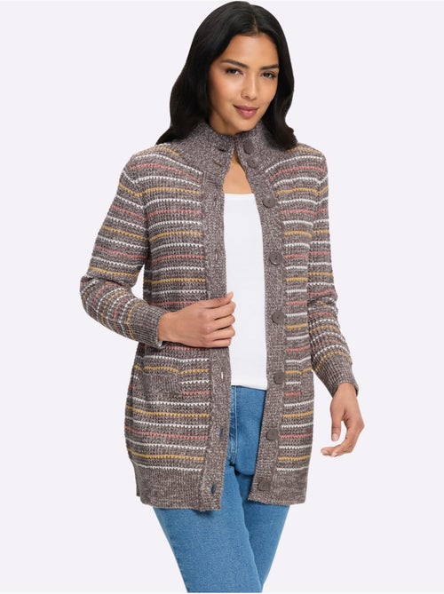 Gilet longueur tendance - taille standard - moda vilona - Kiabi Gilet longueur tendance - taille standard - moda vilona - Kiabi