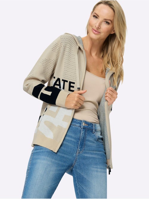 Gilet Look Sportif - Taille Standard - Helline - Kiabi Gilet Look Sportif - Taille Standard - Helline - Kiabi