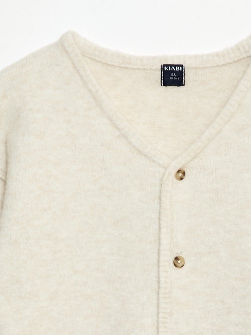 Gilet loose col V uni - Kiabi