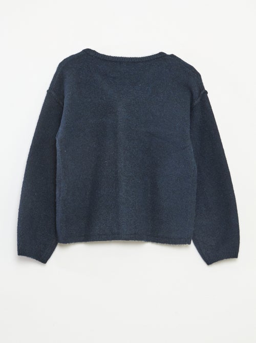 Gilet loose col V uni - Kiabi