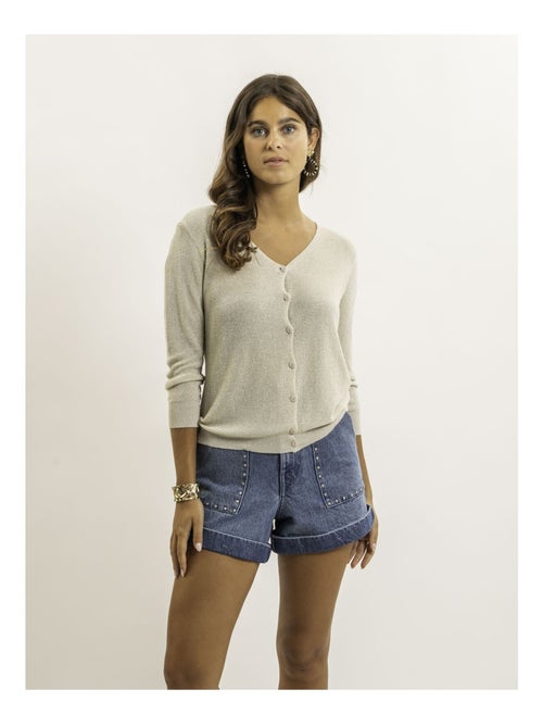 Gilet lurex KEVEL - Kiabi