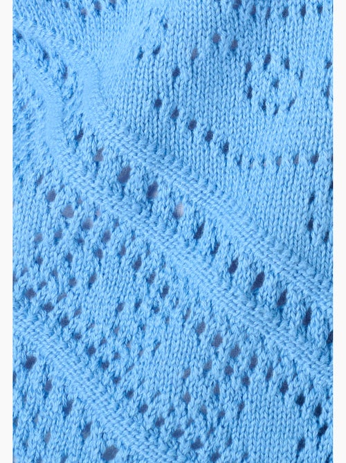 Gilet maille ajourée - Damart - Kiabi