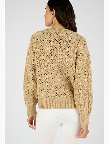 Gilet maille ajourée - Damart