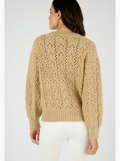 Gilet maille ajourée - Damart - Kiabi