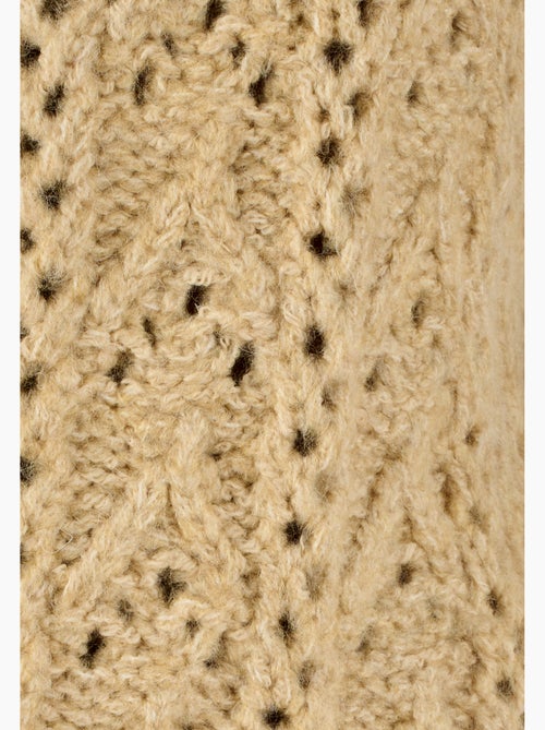 Gilet maille ajourée - Damart - Kiabi