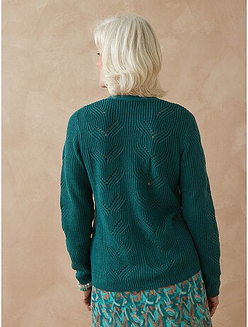 Gilet maille côtes perlées - DAXON