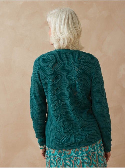 Gilet maille côtes perlées - DAXON - Kiabi