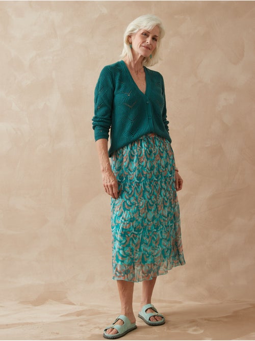 Gilet maille côtes perlées - DAXON - Kiabi
