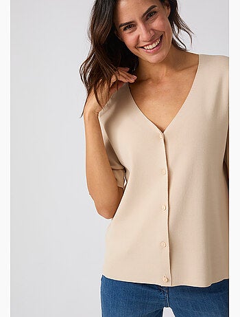 Gilet maille élégant - damart