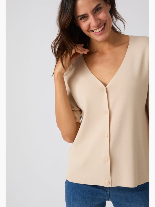 Gilet maille élégant - damart - Kiabi