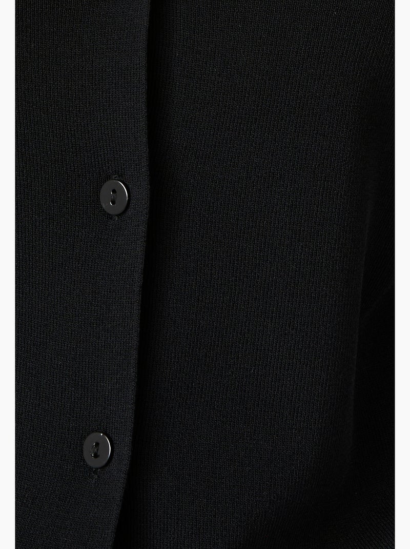 Gilet maille élégant - damart Noir - Kiabi