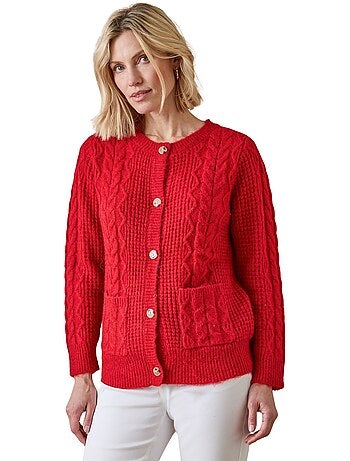 Gilet maille fantaisie - DAXON