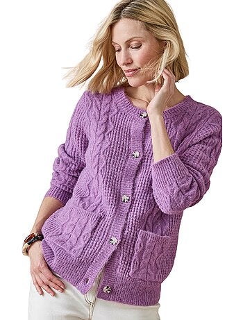 Gilet maille fantaisie - DAXON