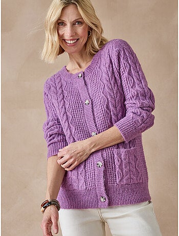 Gilet maille fantaisie - DAXON