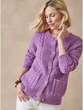 Gilet maille fantaisie - DAXON