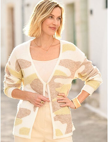 Gilet maille jacquard encolure V - DAXON