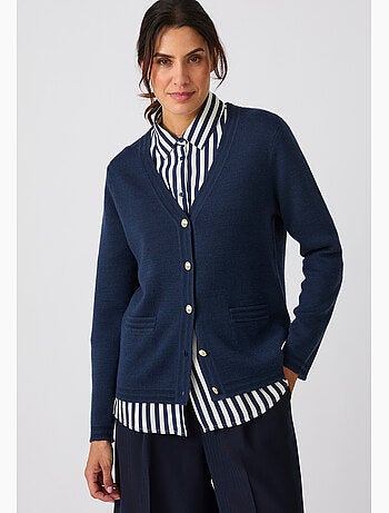Gilet maille milano 50% laine mérinos - damart