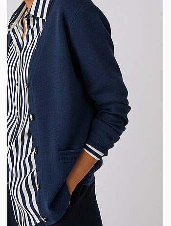 Gilet maille milano 50% laine mérinos - damart