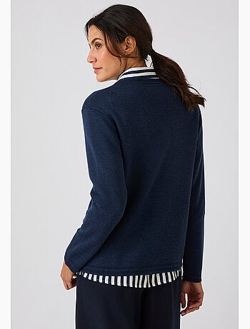 Gilet maille milano 50% laine mérinos - damart