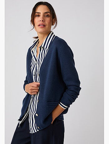 Gilet maille milano 50% laine mérinos - damart