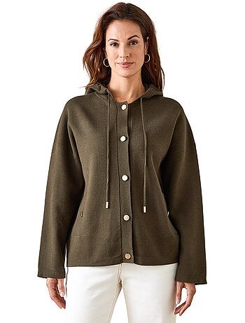 Gilet maille milano à capuche - DAXON