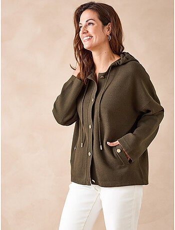 Gilet maille milano à capuche - DAXON