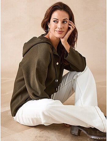 Gilet maille milano à capuche - DAXON