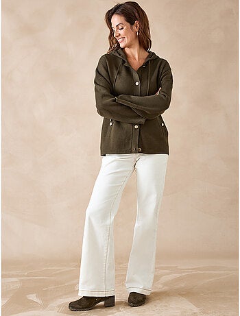 Gilet maille milano à capuche - DAXON