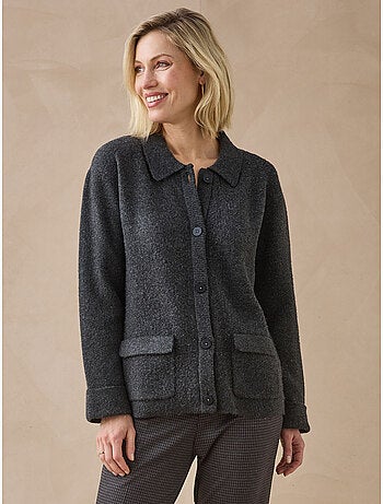 Gilet maille milano col polo - daxon