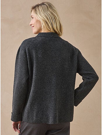Gilet maille milano col polo - daxon