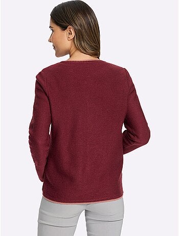 Gilet Maille Perlée Attrayante - Taille Standard - Moda Vilona