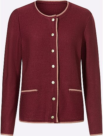Gilet Maille Perlée Attrayante - Taille Standard - Moda Vilona
