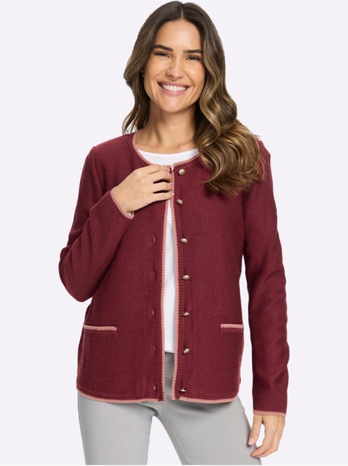 Gilet Maille Perlée Attrayante - Taille Standard - Moda Vilona - Kiabi Gilet Maille Perlée Attrayante - Taille Standard - Moda Vilona - Kiabi