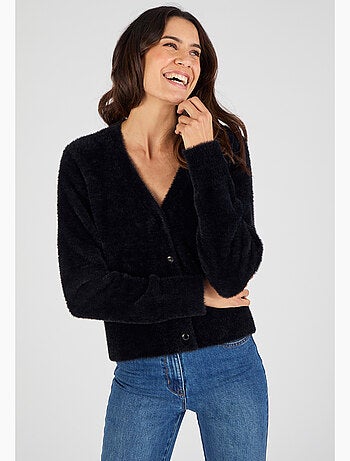 Gilet maille poilue - Damart