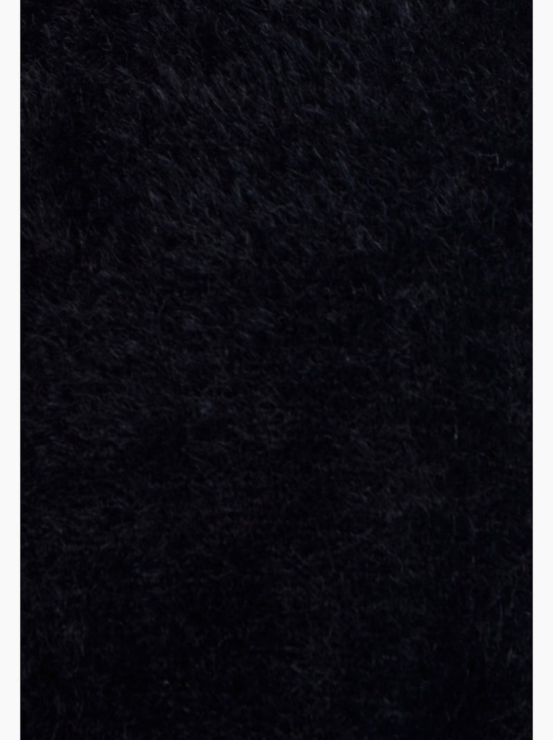 Gilet maille poilue - Damart Noir - Kiabi