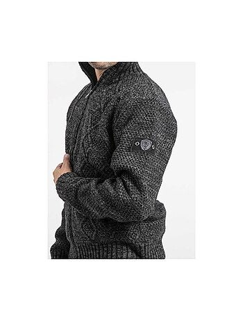 Gilet maille zippé LACIDO