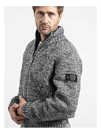 Gilet maille zippé LACIDO