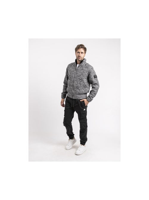 Gilet maille zippé LACIDO - Kiabi