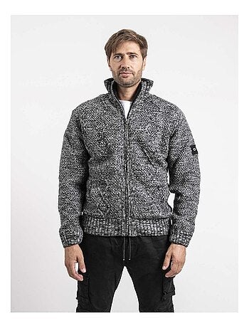 Gilet maille zippé LACIDO