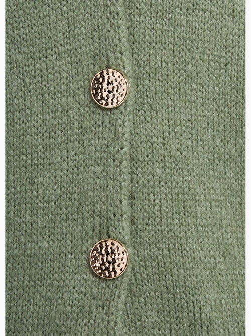 Gilet manches courtes boutons métallisés - Kiabi