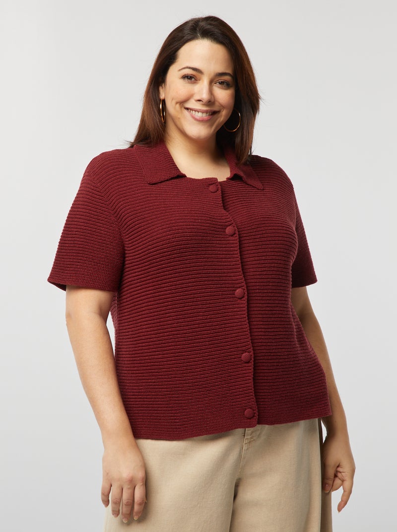Gilet Manches Courtes Liola Taille 52 - Occasion En Très Bon état - Parfait Pour Une Touche Chic Décontractée