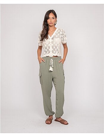 Gilet manches courtes crocket KACHOU