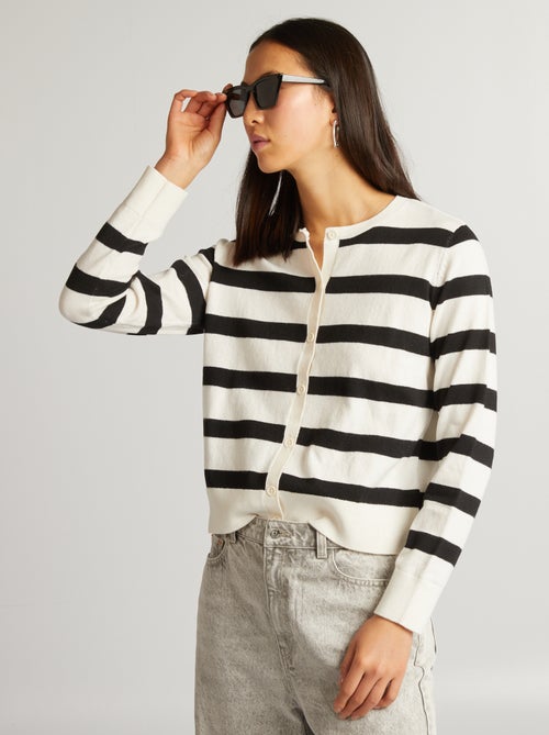 Gilet manches longues - Kiabi
